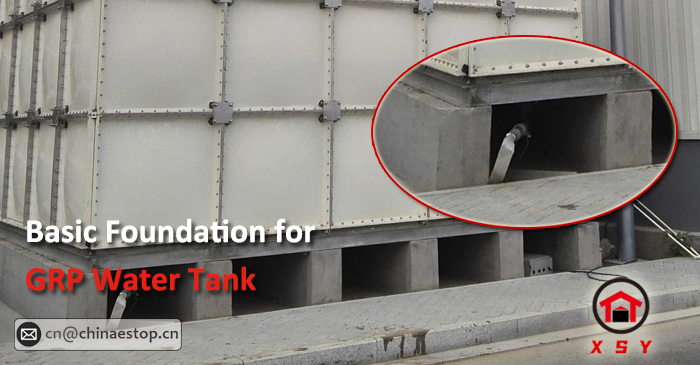 Basic Foundation for GRP water tank