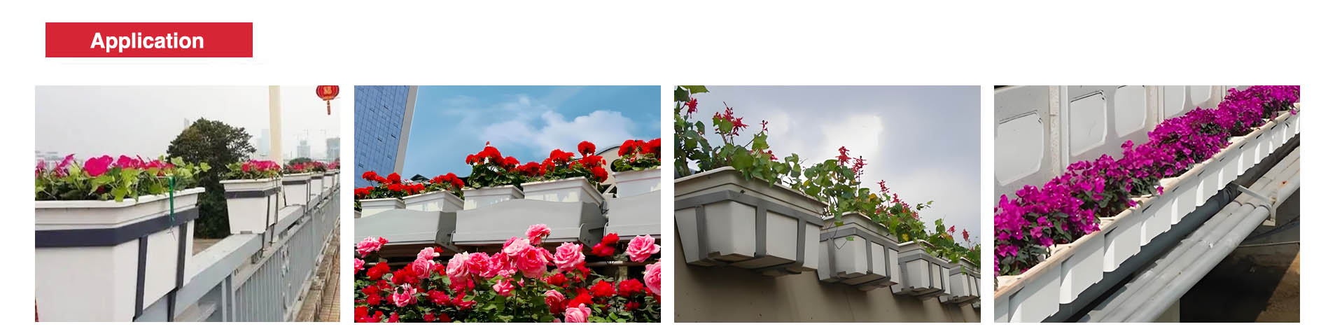 Application of Fiberglass Planter