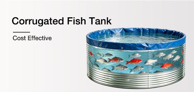 Corrugated Galvanized Steel Fish Tank