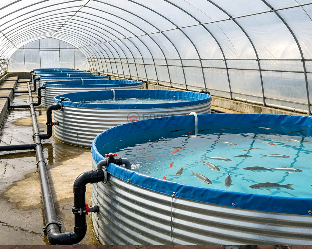 Corrugated Steel Fish Tank Manufacturer