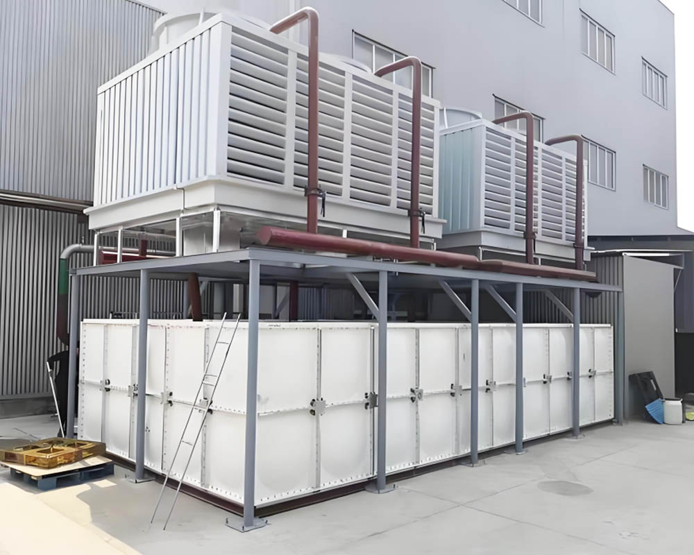 FRP : SMC Modular Cooling Tower Water Tanks
