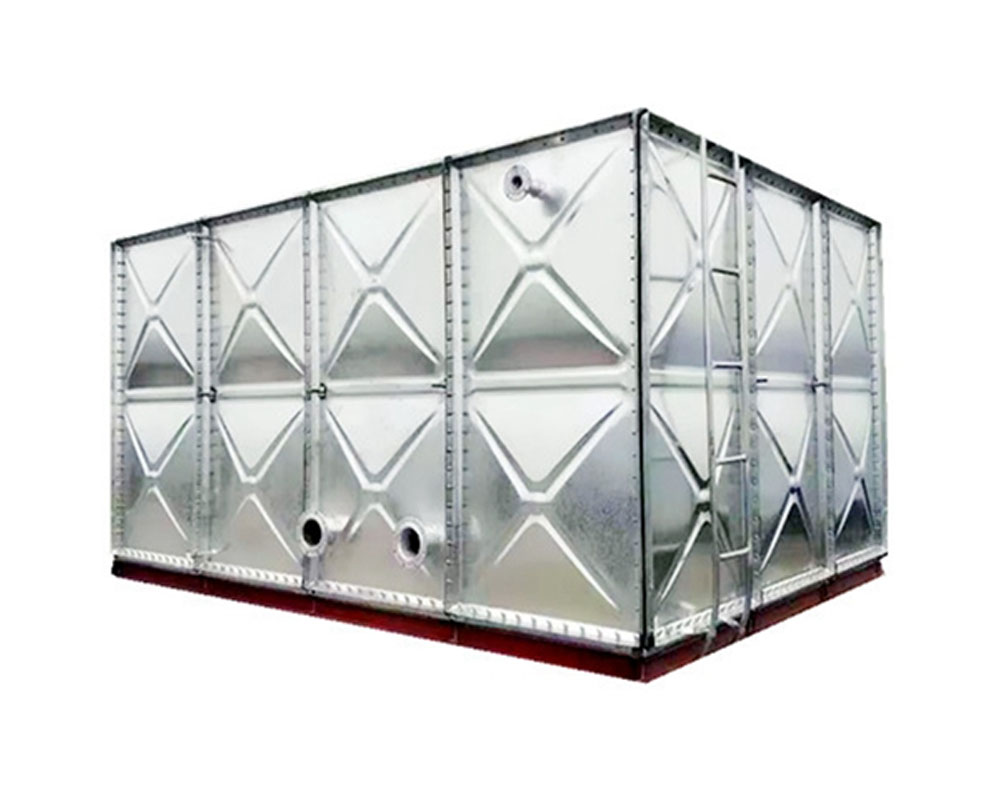 HDG pressed steel gavalnzied water tanks