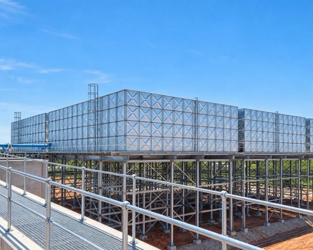 Hot Dip Galvanized Elevated Overhead Water Tank