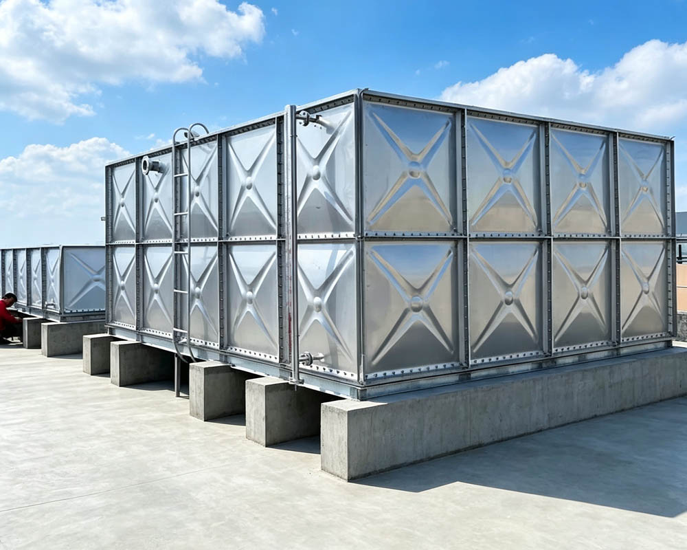 Hot Dipped Galvanized Pressed Steel Tank