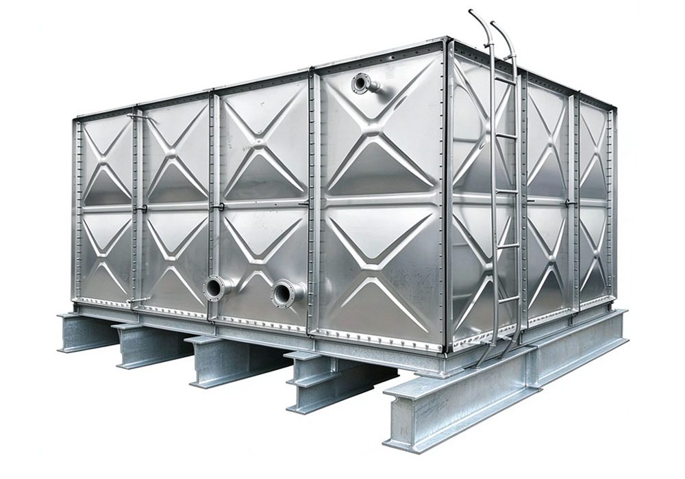 Hot Dip Galvanized Panel Sectional Water Storage Tanks